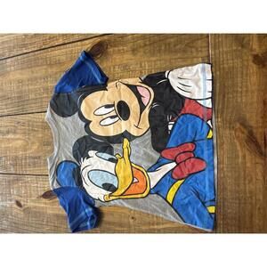 Disney Mickey and Donald Original Buddies Shirt Size 5 Okie Dokie Boys Girl Y2K
